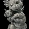 Gartenfigur - Drache Mit Hundewelpe -FIGUREN Verkäufe 2D FS22665 Gartenfigur Drache mit Hundewelpen 1 1280x1280