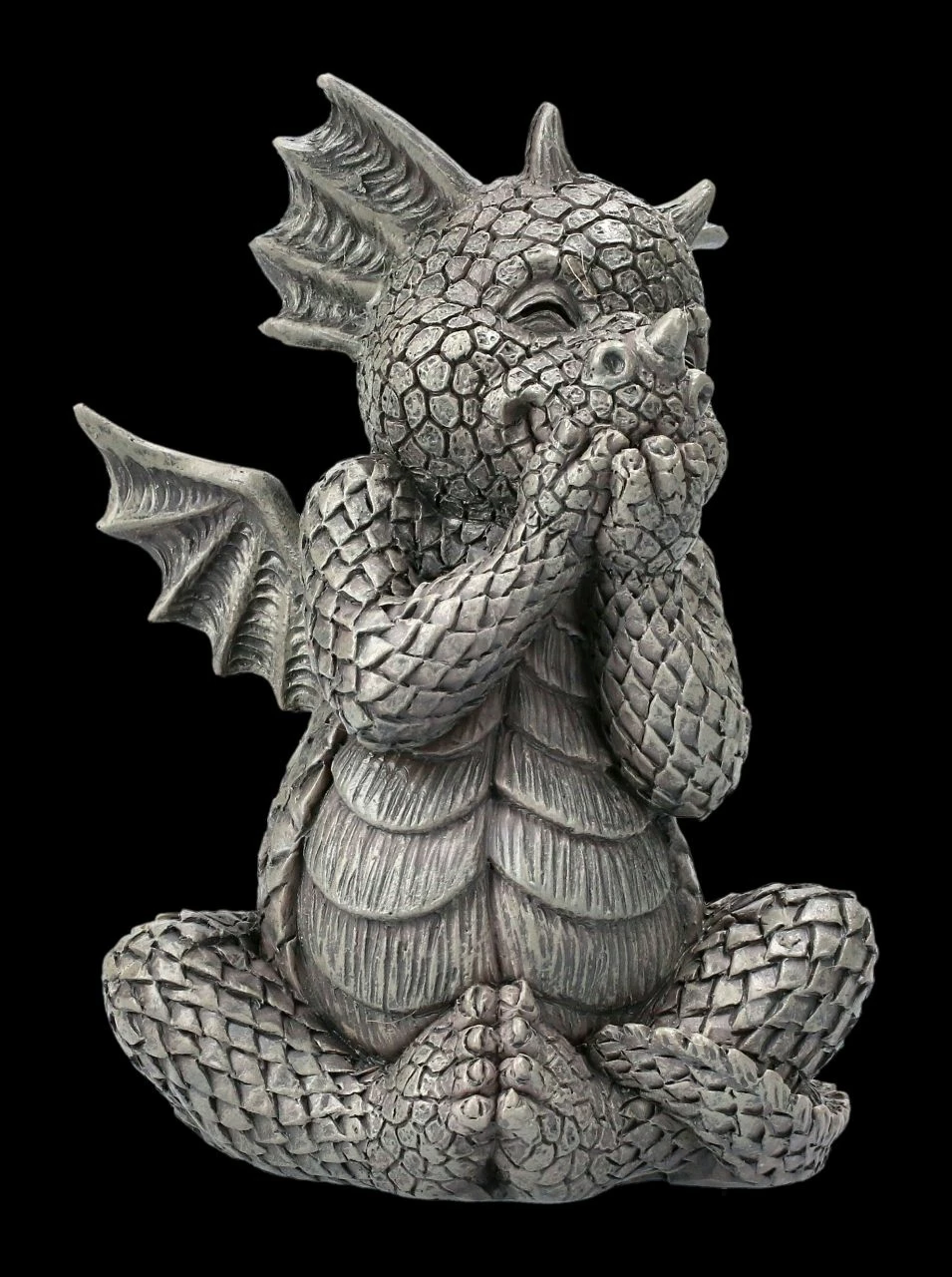 Gartenfigur - Drache Lacht Sich Ins Fäustchen Klein 3 Gartenfigur - Drache Lacht Sich Ins Fäustchen Klein