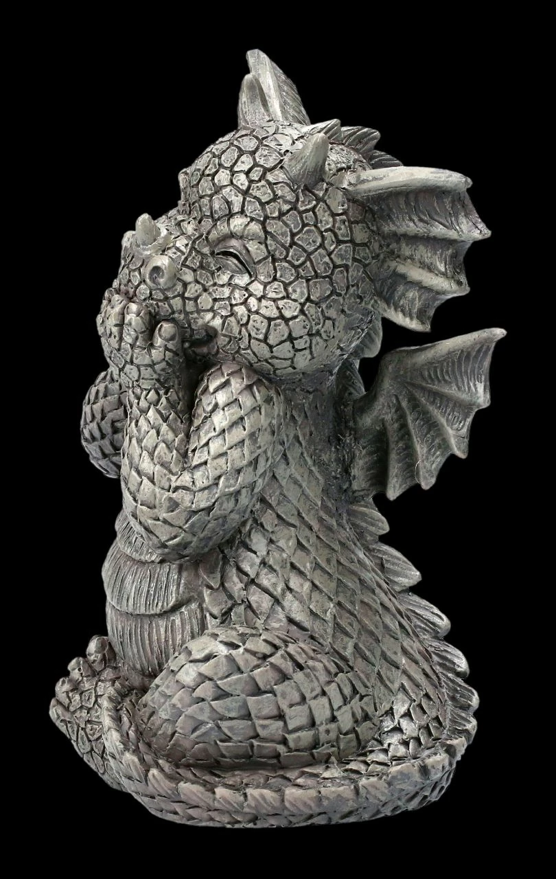 Gartenfigur - Drache Lacht Sich Ins Fäustchen Klein 7 Gartenfigur - Drache Lacht Sich Ins Fäustchen Klein – Bild 5