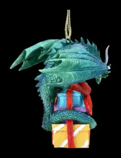 Christbaumschmuck - Weihnachts-Drache Mit Geschenken -FIGUREN Verkäufe 2D FS22683 Christbaumschmick Weihnachts Drache mit Geschenken 13 1280x1280