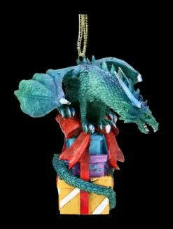 Christbaumschmuck - Weihnachts-Drache Mit Geschenken -FIGUREN Verkäufe 2D FS22683 Christbaumschmick Weihnachts Drache mit Geschenken 14 1280x1280