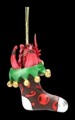 Christbaumschmuck - Weihnachts-Drache Mit Strumpf -FIGUREN Verkäufe 2D FS22685 Chrisbaumschmuck Weihnachts Drache mit Strumpf 8 1280x1280
