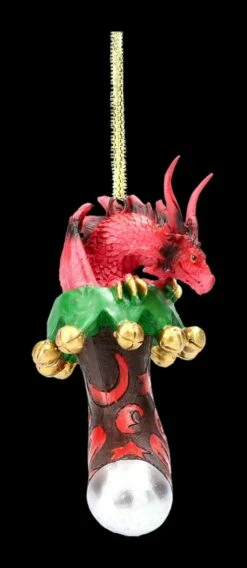 Christbaumschmuck - Weihnachts-Drache Mit Strumpf -FIGUREN Verkäufe 2D FS22685 Chrisbaumschmuck Weihnachts Drache mit Strumpf 9 1280x1280