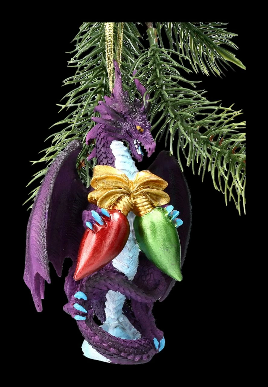 Christbaumschmuck - Weihnachts-Drache Lichterkette 3 Christbaumschmuck - Weihnachts-Drache Lichterkette