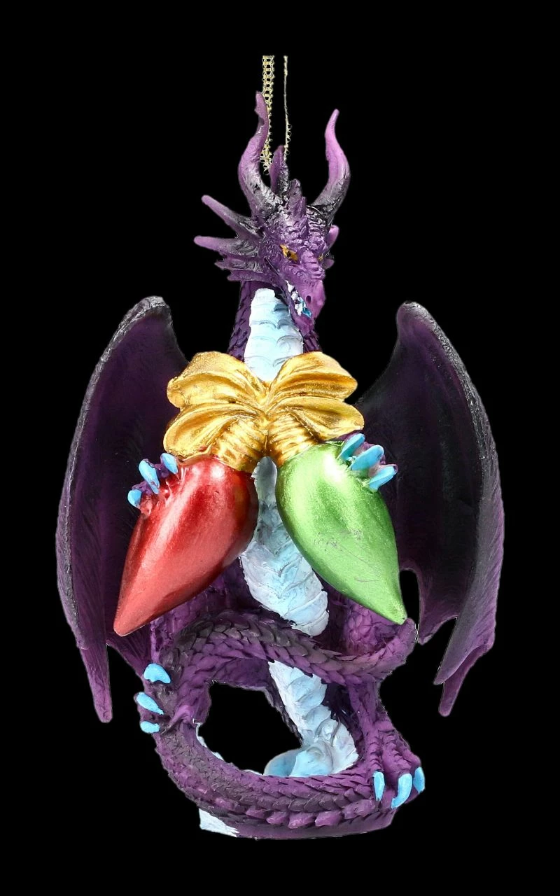 Christbaumschmuck - Weihnachts-Drache Lichterkette 5 Christbaumschmuck - Weihnachts-Drache Lichterkette – Bild 3