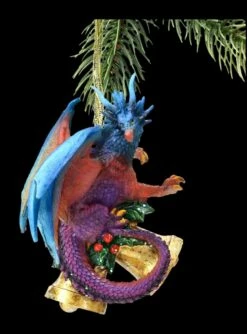 Christbaumschmuck - Weihnachts-Drache Glöckchen
