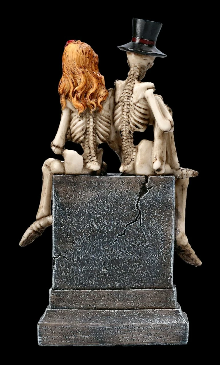 Skelett Figuren - Brautpaar True Love Never Dies 5 Skelett Figuren - Brautpaar True Love Never Dies – Bild 3