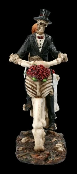 Skelett Figuren - Brautpaar Auf Fahrrad -FIGUREN Verkäufe 2D FS22744 Skelett Figuren Brautpaar auf Fahrrad 4 1280x1280