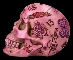 NEMESIS NOW Totenkopf - Tattoo Spardose - Pink 14 NEMESIS NOW Totenkopf - Tattoo Spardose - Pink -FIGUREN Verkäufe 2D FS22765 Totenkopf Tattoo Spardose pink 3 1280x1280