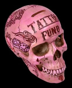 NEMESIS NOW Totenkopf - Tattoo Spardose - Pink 12 NEMESIS NOW Totenkopf - Tattoo Spardose - Pink -FIGUREN Verkäufe 2D FS22765 Totenkopf Tattoo Spardose pink 8 1280x1280