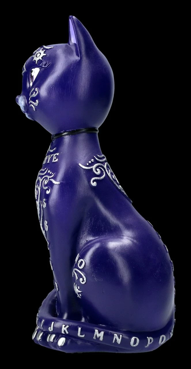 Ouija Katzen Figur - Mystic Kitty Lila 6 Ouija Katzen Figur - Mystic Kitty Lila – Bild 4