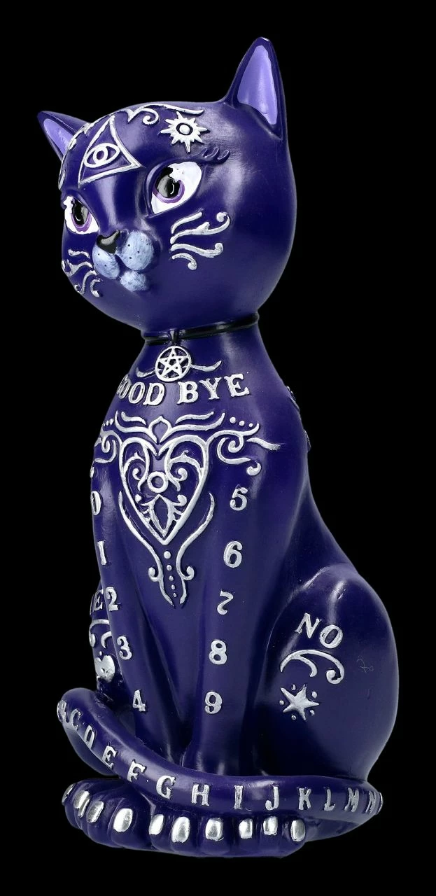 Ouija Katzen Figur - Mystic Kitty Lila 5 Ouija Katzen Figur - Mystic Kitty Lila – Bild 3