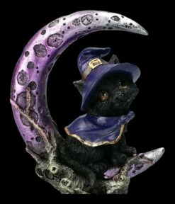 Hexen Katzenfigur - Grimalkin Auf Halbmond -FIGUREN Verkäufe 2D FS22803 Hexen Katzenfigur 10 1280x1280