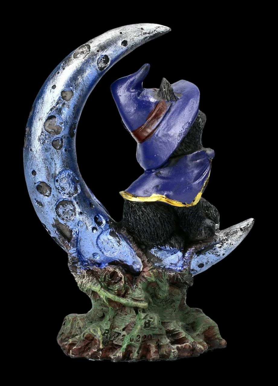 Hexen Katzenfigur - Sooky Auf Halbmond 7 Hexen Katzenfigur - Sooky Auf Halbmond – Bild 5