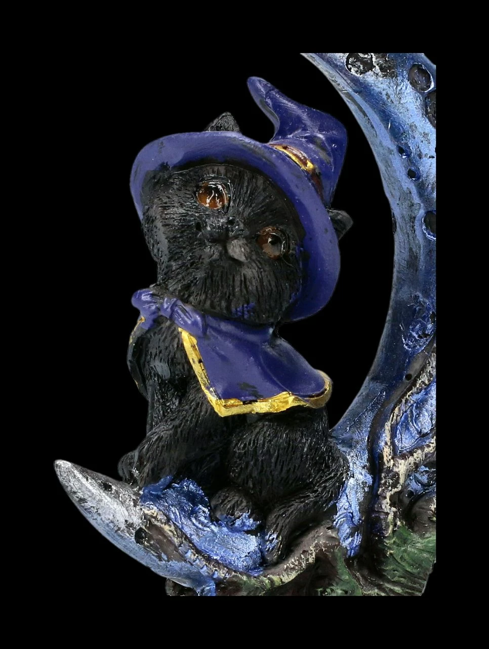 Hexen Katzenfigur - Sooky Auf Halbmond 9 Hexen Katzenfigur - Sooky Auf Halbmond – Bild 7