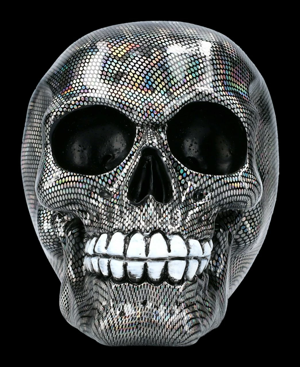 Totenkopf Figur - Holographisches Muster 4 Totenkopf Figur - Holographisches Muster – Bild 2