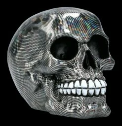 Totenkopf Figur - Holographisches Muster