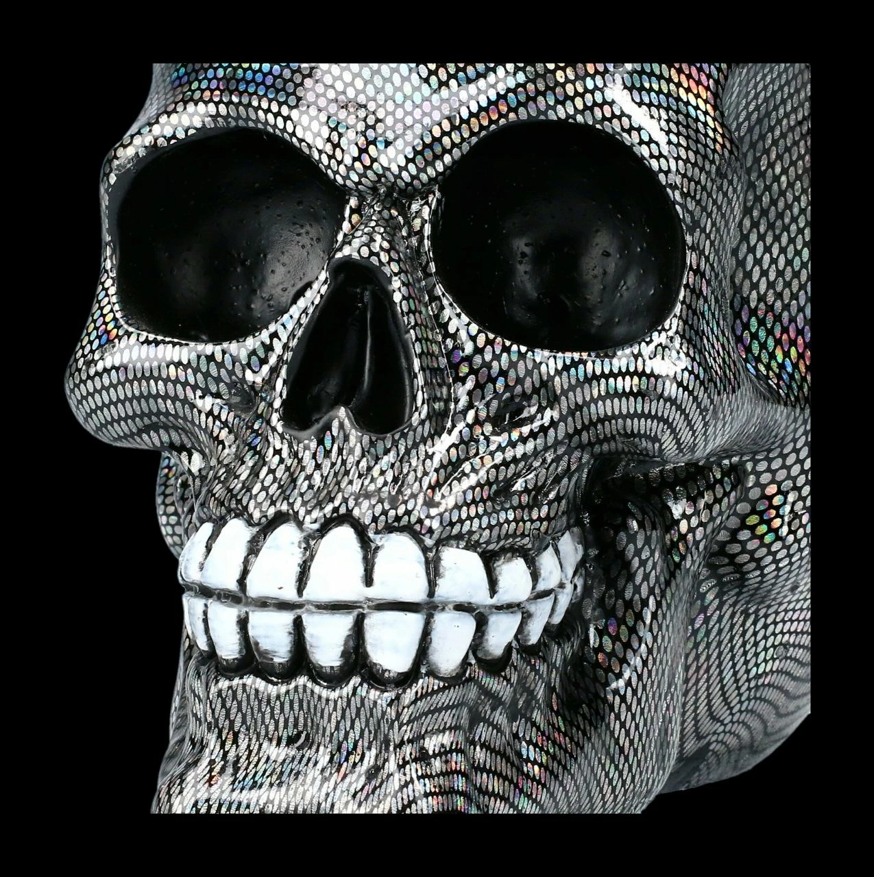 Totenkopf Figur - Holographisches Muster 9 Totenkopf Figur - Holographisches Muster – Bild 7