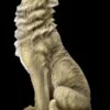 Wolf Figur Groß - Grau Heulend