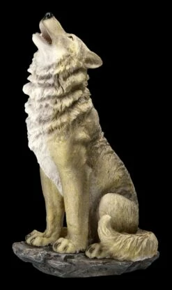 Wolf Figur Groß - Grau Heulend -FIGUREN Verkäufe 2D FS22819 Wolf Figur gross Grau heulend 6 1280x1280