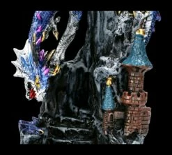 Drachen Figur Auf Burg - Blauer Terror -FIGUREN Verkäufe 2D FS22830 Drachen Figur auf Burg Blauer Terror 7 1280x1280