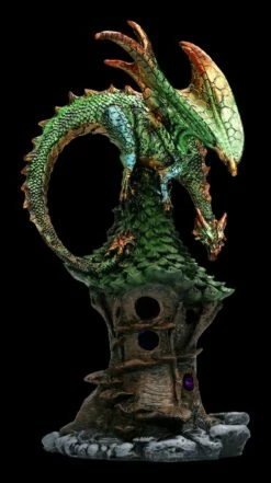Drachen Figur Auf Baumhaus Mit LED - Grüner Mythos -FIGUREN Verkäufe 2D FS22831 Drachen Figur auf Baumhaus Gruner Mythos 16 1280x1280