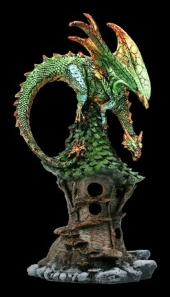 Drachen Figur Auf Baumhaus Mit LED - Grüner Mythos -FIGUREN Verkäufe 2D FS22831 Drachen Figur auf Baumhaus Gruner Mythos 1 1280x1280