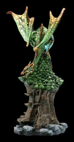 Drachen Figur Auf Baumhaus Mit LED - Grüner Mythos -FIGUREN Verkäufe 2D FS22831 Drachen Figur auf Baumhaus Gruner Mythos 2 1280x1280