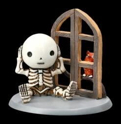 Skelett Figur - Lucky Hört Eule