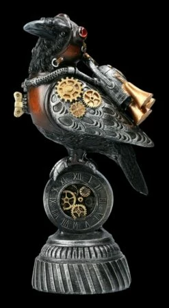 Raben Figur - Steampunk Rivet Raven