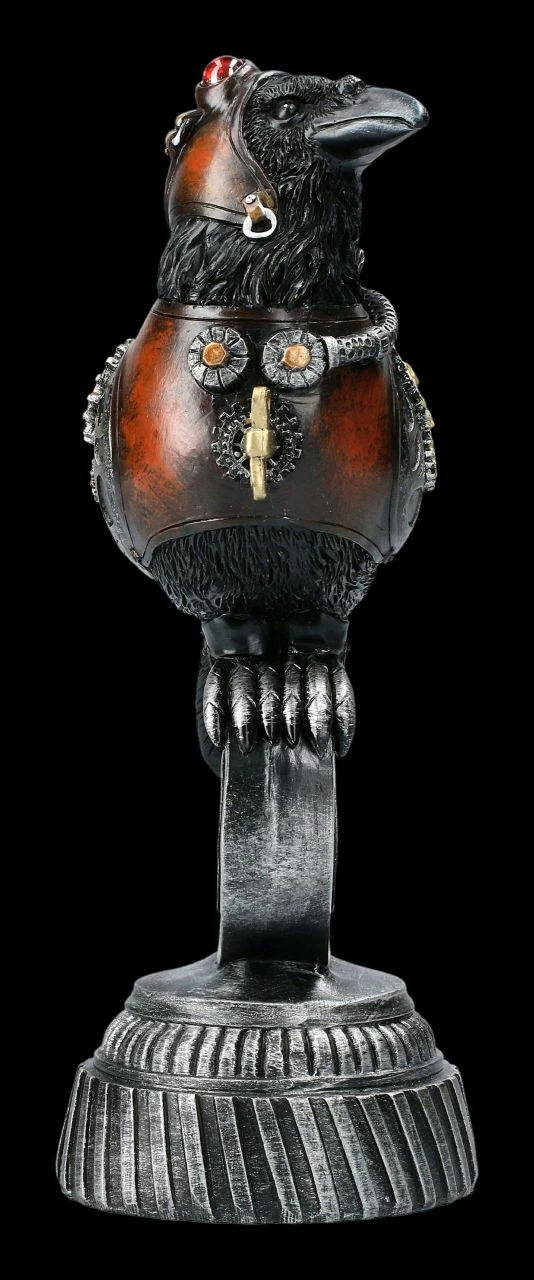 Raben Figur - Steampunk Rivet Raven 5 Raben Figur - Steampunk Rivet Raven – Bild 3