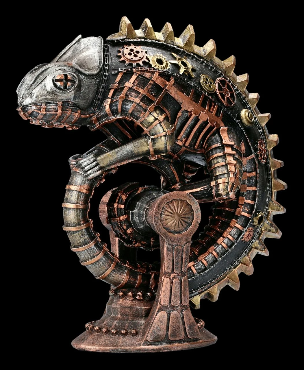 Steampunk Figur - Chamäleon 5 Steampunk Figur - Chamäleon – Bild 3