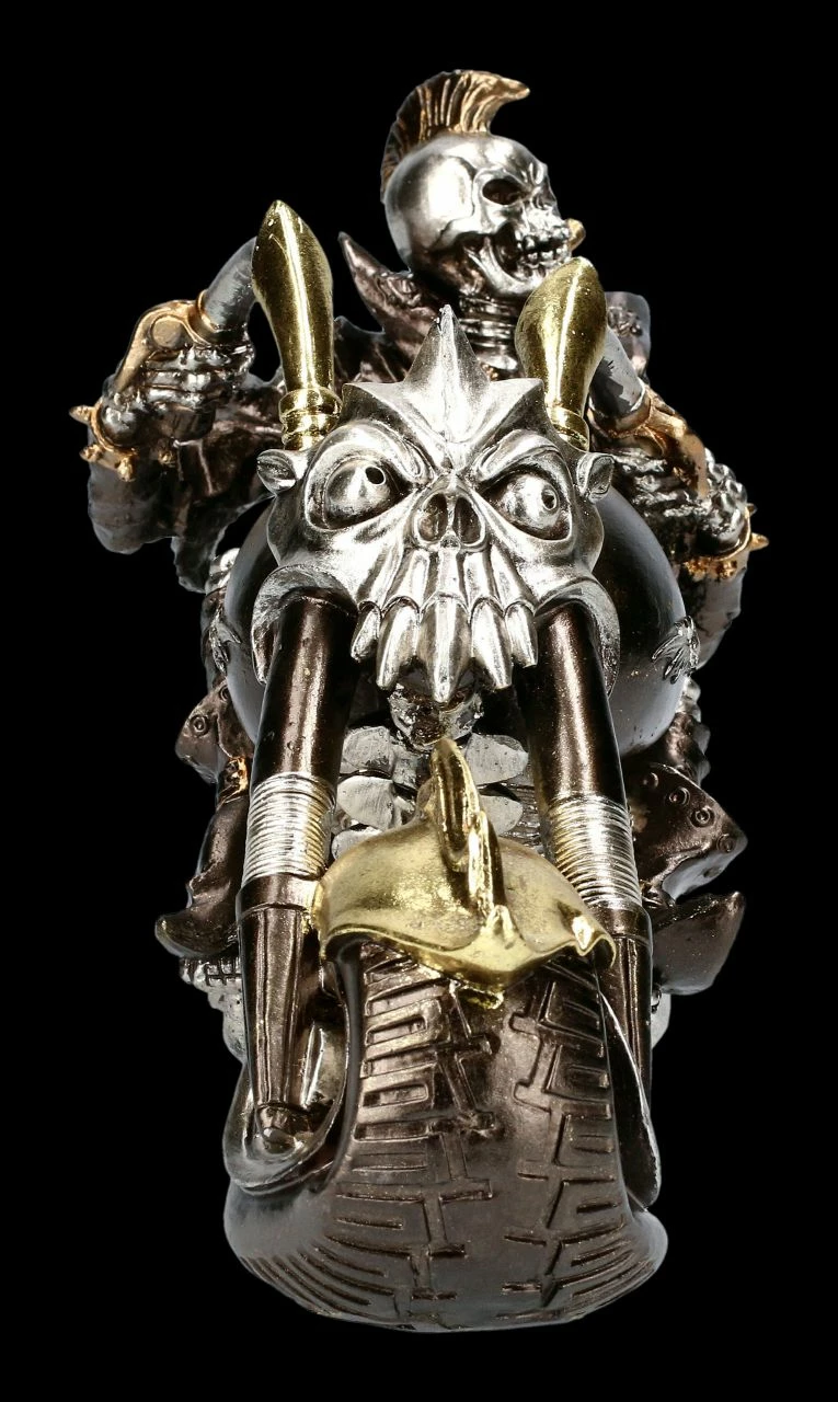 Skelett Figur Mit Motorrad - Wheels Of Steel 8 Skelett Figur Mit Motorrad - Wheels Of Steel – Bild 6