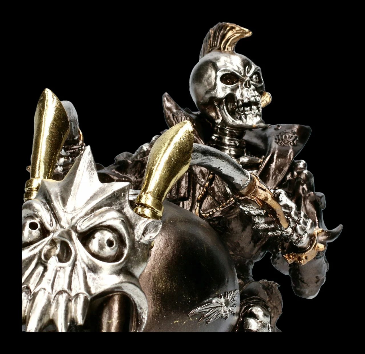 Skelett Figur Mit Motorrad - Wheels Of Steel 9 Skelett Figur Mit Motorrad - Wheels Of Steel – Bild 7