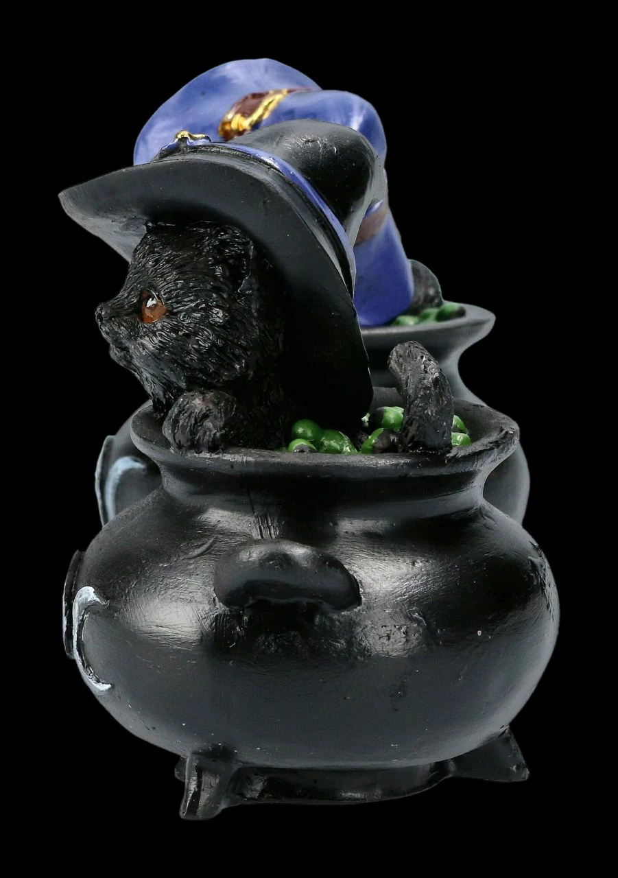 Katzen Figuren Im Hexenkessel 2er Set - Hubble & Bubble 5 Katzen Figuren Im Hexenkessel 2er Set - Hubble & Bubble – Bild 3