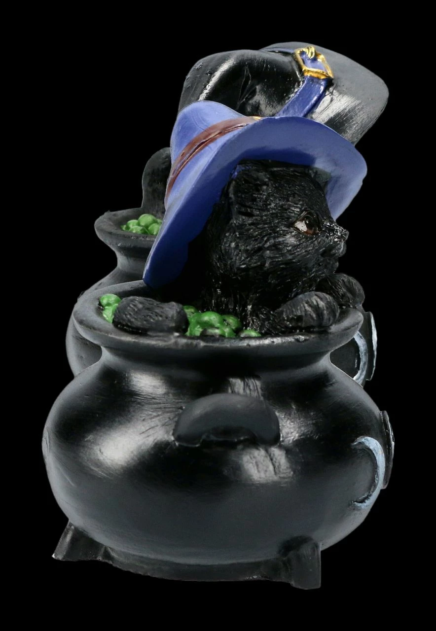 Katzen Figuren Im Hexenkessel 2er Set - Hubble & Bubble 7 Katzen Figuren Im Hexenkessel 2er Set - Hubble & Bubble – Bild 5