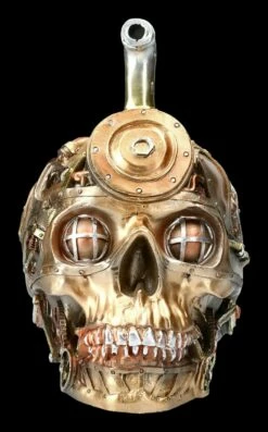 Totenkopf - Pipe Dream Bronzefarben -FIGUREN Verkäufe 2D FS22912 Totenkopf Pipe Dream bronzefarben 3 1280x1280