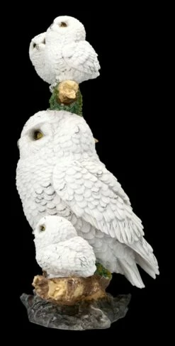 Eulenfigur - Schneeeulen Familie Auf Ast -FIGUREN Verkäufe 2D FS22914 Eulenfigur Schneeeulen Familie auf Ast 2 1280x1280