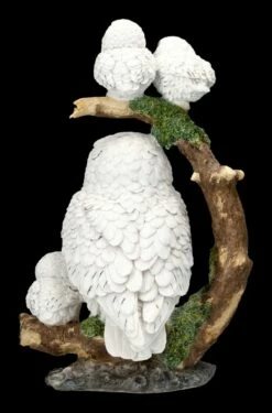 Eulenfigur - Schneeeulen Familie Auf Ast -FIGUREN Verkäufe 2D FS22914 Eulenfigur Schneeeulen Familie auf Ast 3 1280x1280