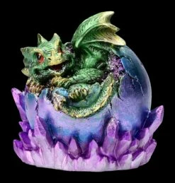 Drachen Figur Grün Schlüpft - Emerald Hatchling Glow LED -FIGUREN Verkäufe 2D FS22923 Drachen Figuren grun schlupft Emerald Hatchling Glow 2 1280x1280