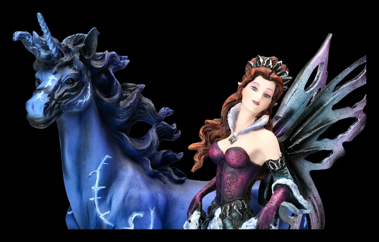 Elfen Figur Mit Einhorn - Thunderstorm 9 Elfen Figur Mit Einhorn - Thunderstorm – Bild 7