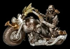 Skelett Biker Figur Auf Motorrad - Full Throttle