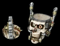 Totenkopf Steampunk Schatulle - Metal Head -FIGUREN Verkäufe 2D FS23104 Totenkopf Steampunk Metal Head 10 1280x1280