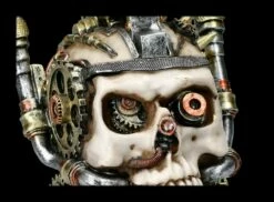 Totenkopf Steampunk Schatulle - Metal Head -FIGUREN Verkäufe 2D FS23104 Totenkopf Steampunk Metal Head 9 1280x1280