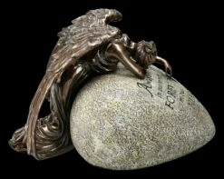 Tier Urne - Bronzierter Engel Mit Herz -FIGUREN Verkäufe 2D FS23142 Tier Urne Bronzierter Engel mit Herz 4 1280x1280