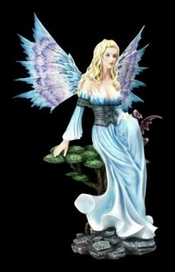 Elfen Figur - Weltenkönigin Mit Drache Blaues Kleid -FIGUREN Verkäufe 2D FS23162 Elfen Figur Weltenkonigin mit Drache blause Kleid 5JtX28R160fveI 1280x1280