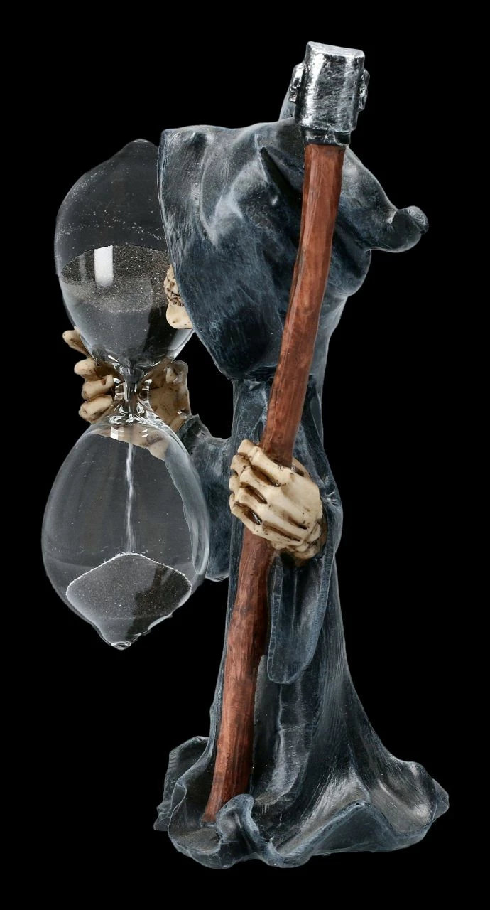 Sensenmann Figur Mit Sanduhr 5 Sensenmann Figur Mit Sanduhr – Bild 3