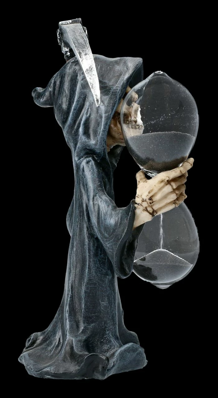 Sensenmann Figur Mit Sanduhr 7 Sensenmann Figur Mit Sanduhr – Bild 5