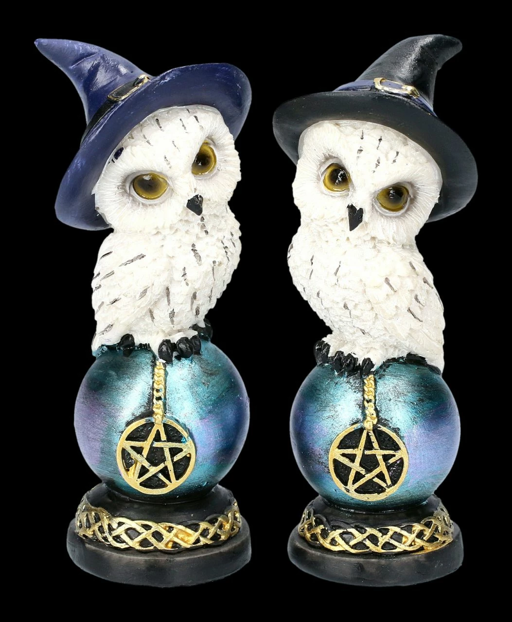 Hexen Eulenfiguren 2er Set 3 Hexen Eulenfiguren 2er Set