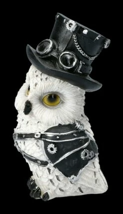 Schneeeulen Figuren Set - Fliegerhaube & Zylinder -FIGUREN Verkäufe 2D FS23279 SChneeeulen Figuren Set Flliegerhaube und Zylinder 8 1280x1280